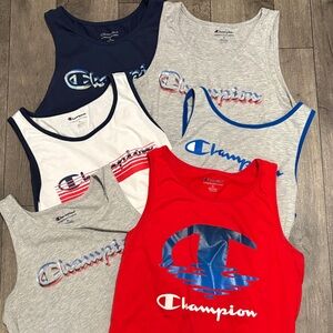 Lot of 6 Boys XL Champion Tanks